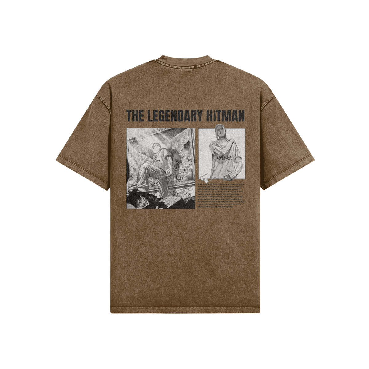Oversized Vintage Tee – God of Killing | Sakamoto Days Collection