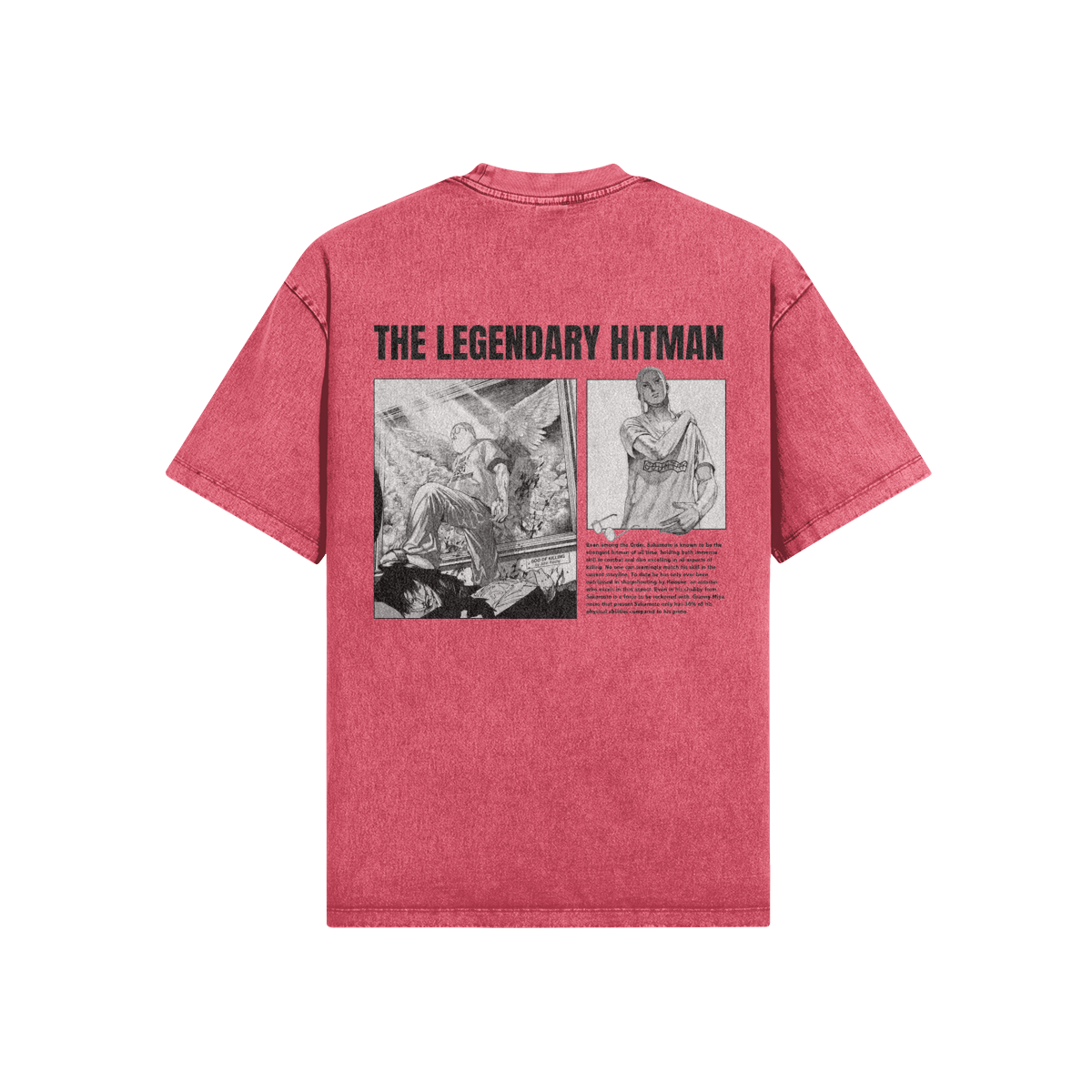 Oversized Vintage Tee – God of Killing | Sakamoto Days Collection